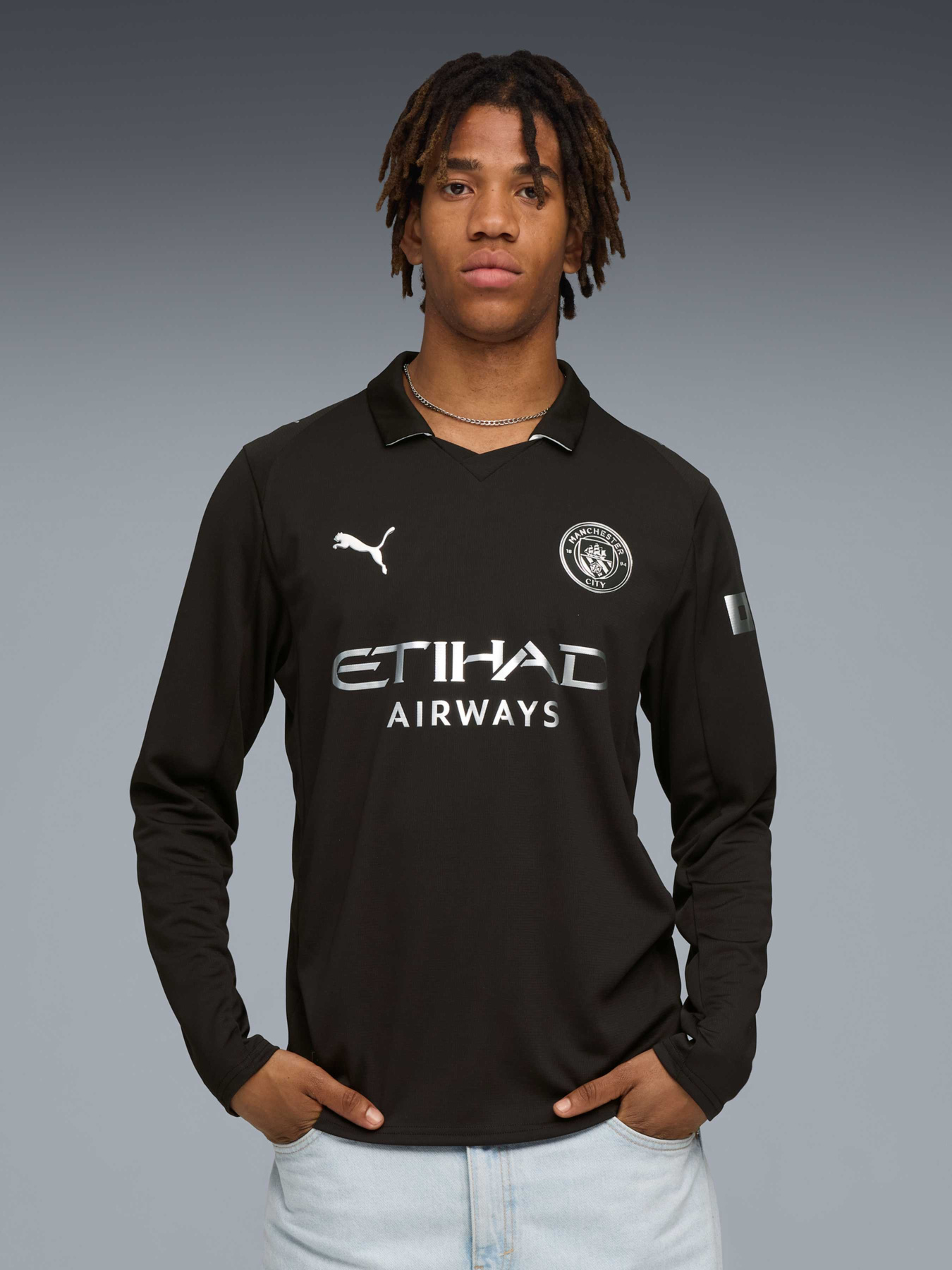 Свитшот PUMA Mcfc Away Jersey Replica Ls модель 780351 Фото