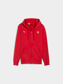 Кофта спортивная PUMA Ferrari Sportswear Sweat Jkt модель 632776 Фото
