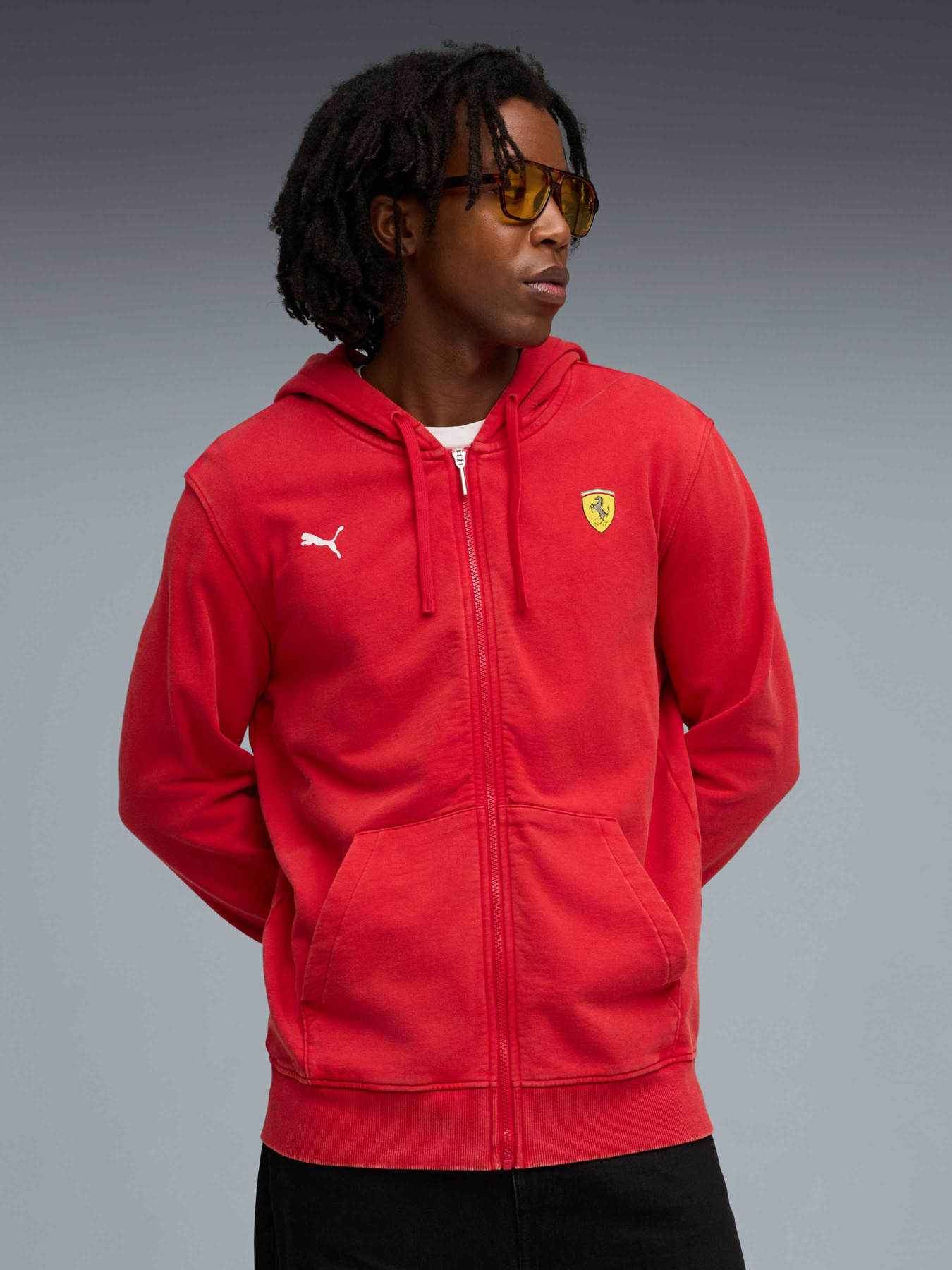 Спортивна кофта PUMA Ferrari Sportswear Sweat Jkt модель 632776 Фото