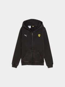 Спортивная кофта PUMA Ferrari Kids Hooded Sweat Jk модель 632798 Фото