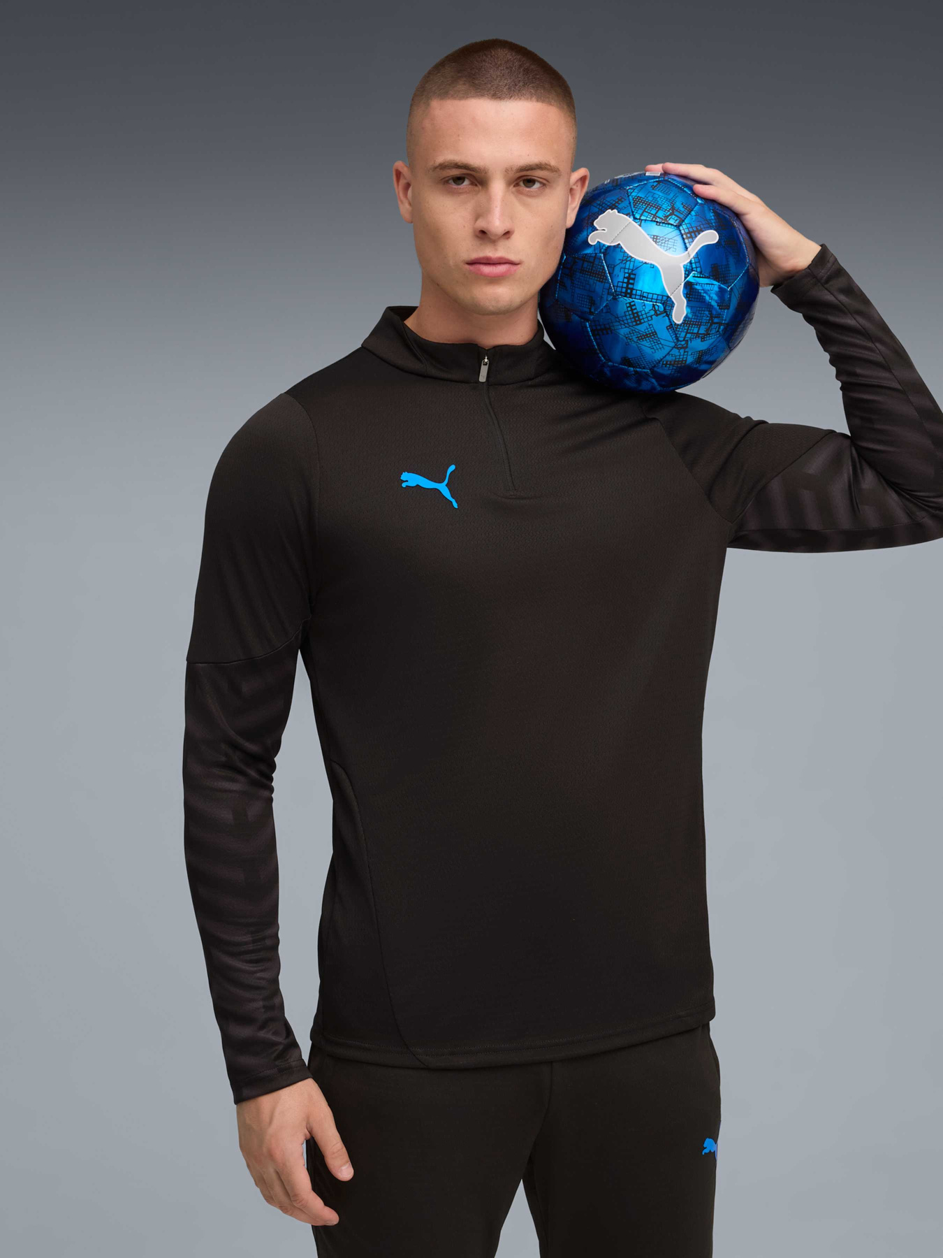 Спортивна кофта PUMA Individualcup 1/4 Zip-top модель 660246 Фото