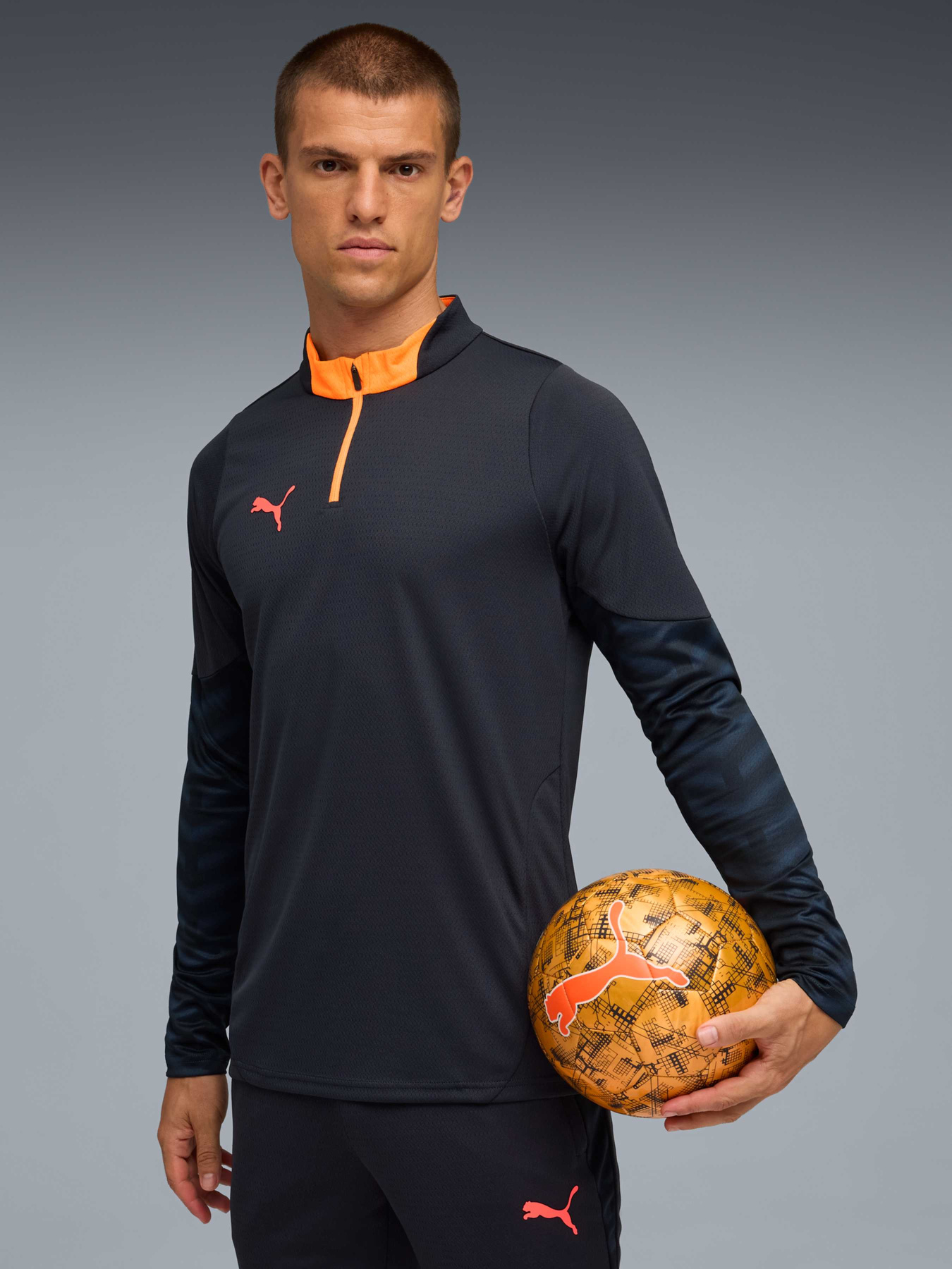 Спортивна кофта PUMA Individualcup 1/4 Zip-top модель 660246 Фото