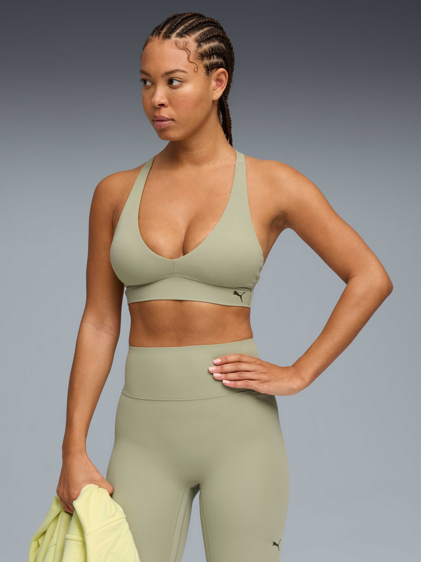 Топ спортивный PUMA Shapeluxe Plunge Bra - Low модель 527481 Фото