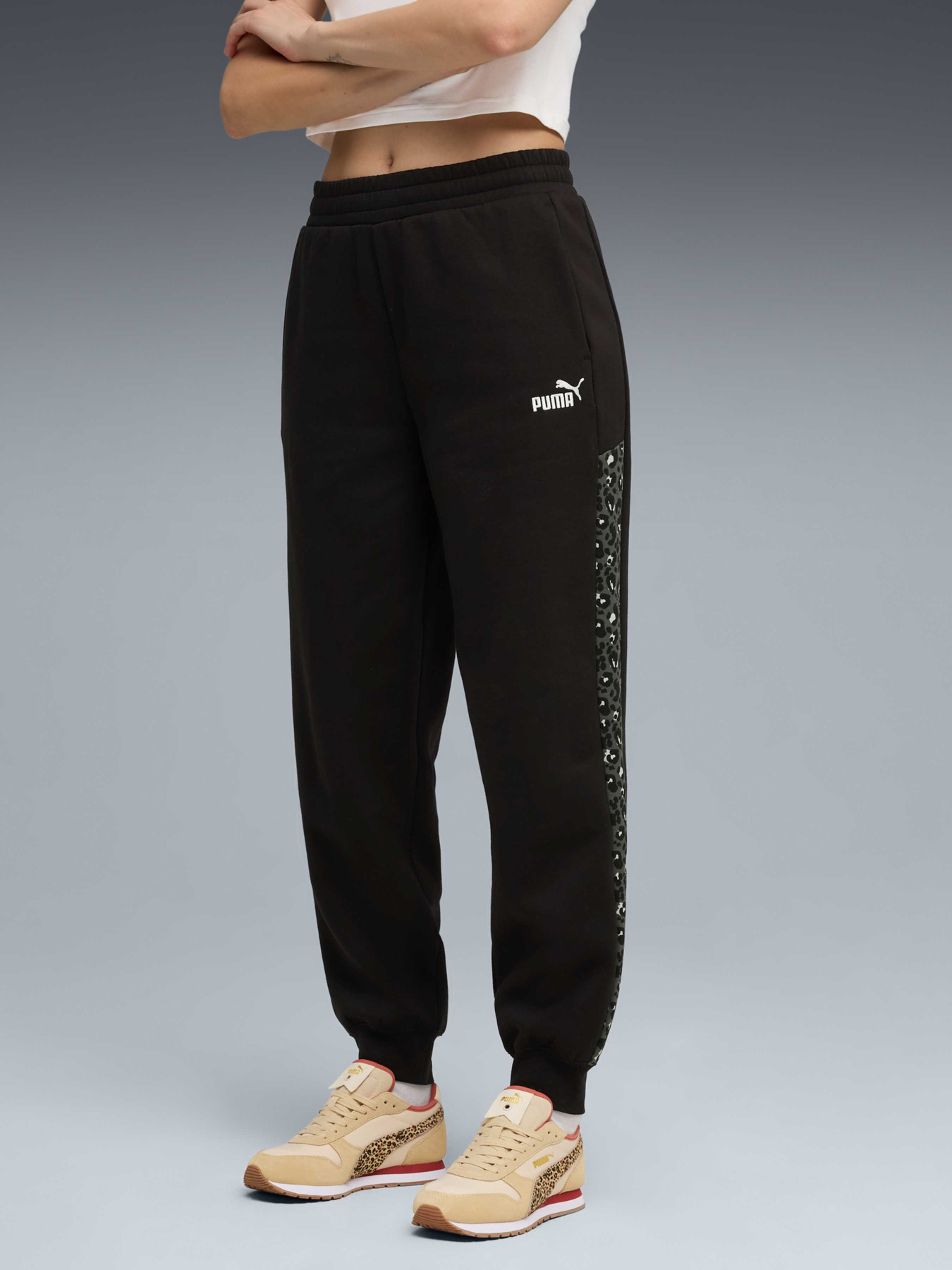 Брюки PUMA Ess Graphic Animal Pants модель 688086 Фото