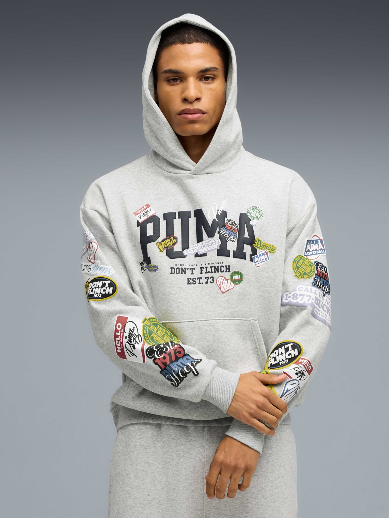 Худі PUMA Sticker Pack Pullover Hoodie модель 632827 Фото
