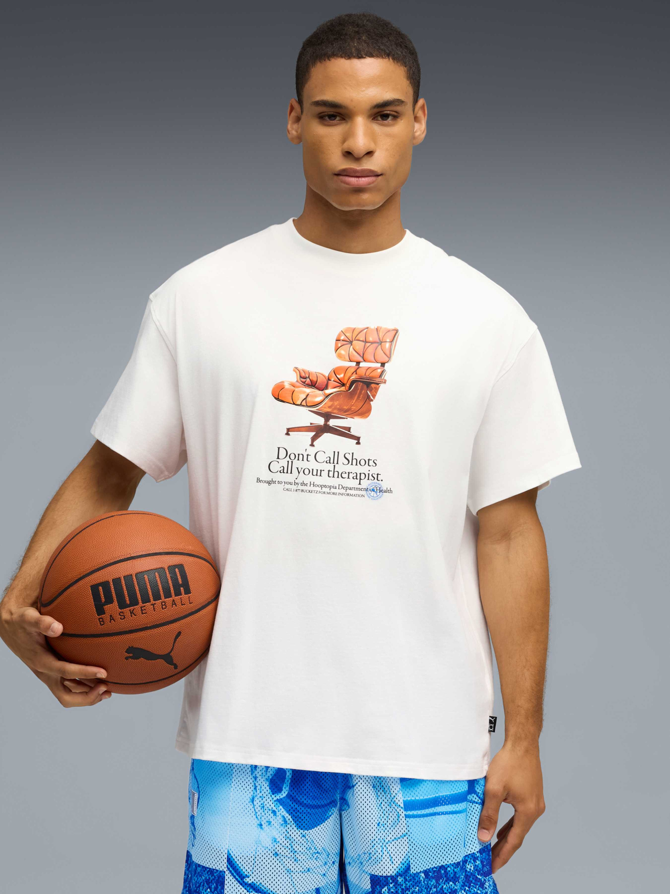 Футболки і поло PUMA Hooptopian Health Tee модель 632886 Фото