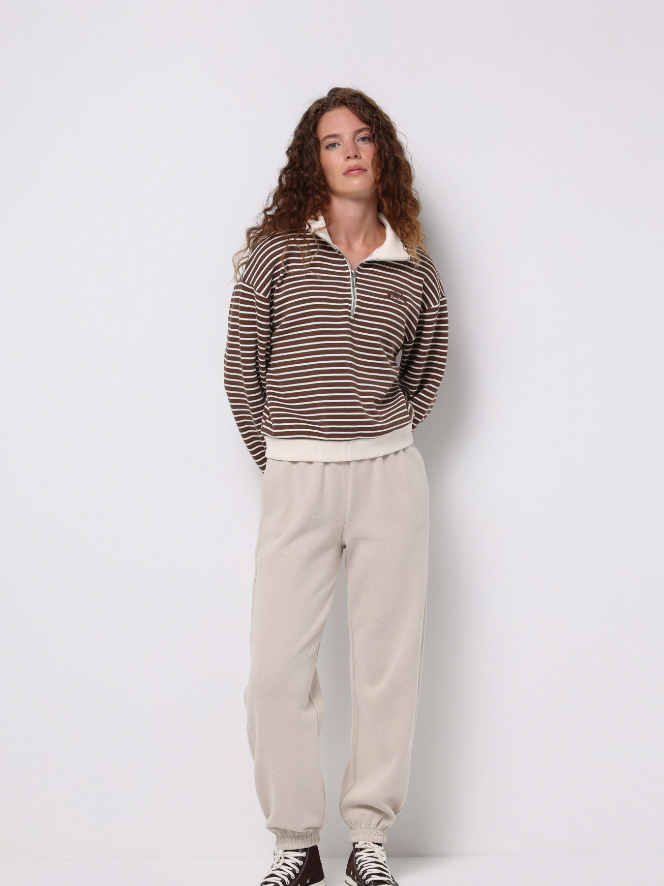 Кофты и свитера Colin’s модель CL1076356_Q1.V1_BRW Фото