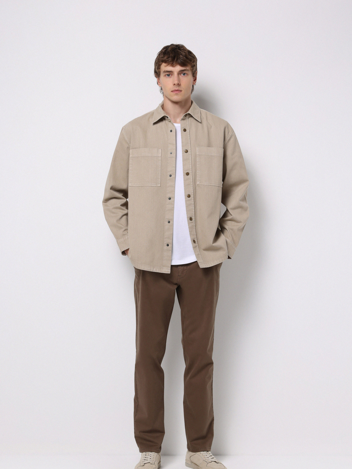 Рубашки Colin’s модель CL1076729_Q1.V1_BEI Фото