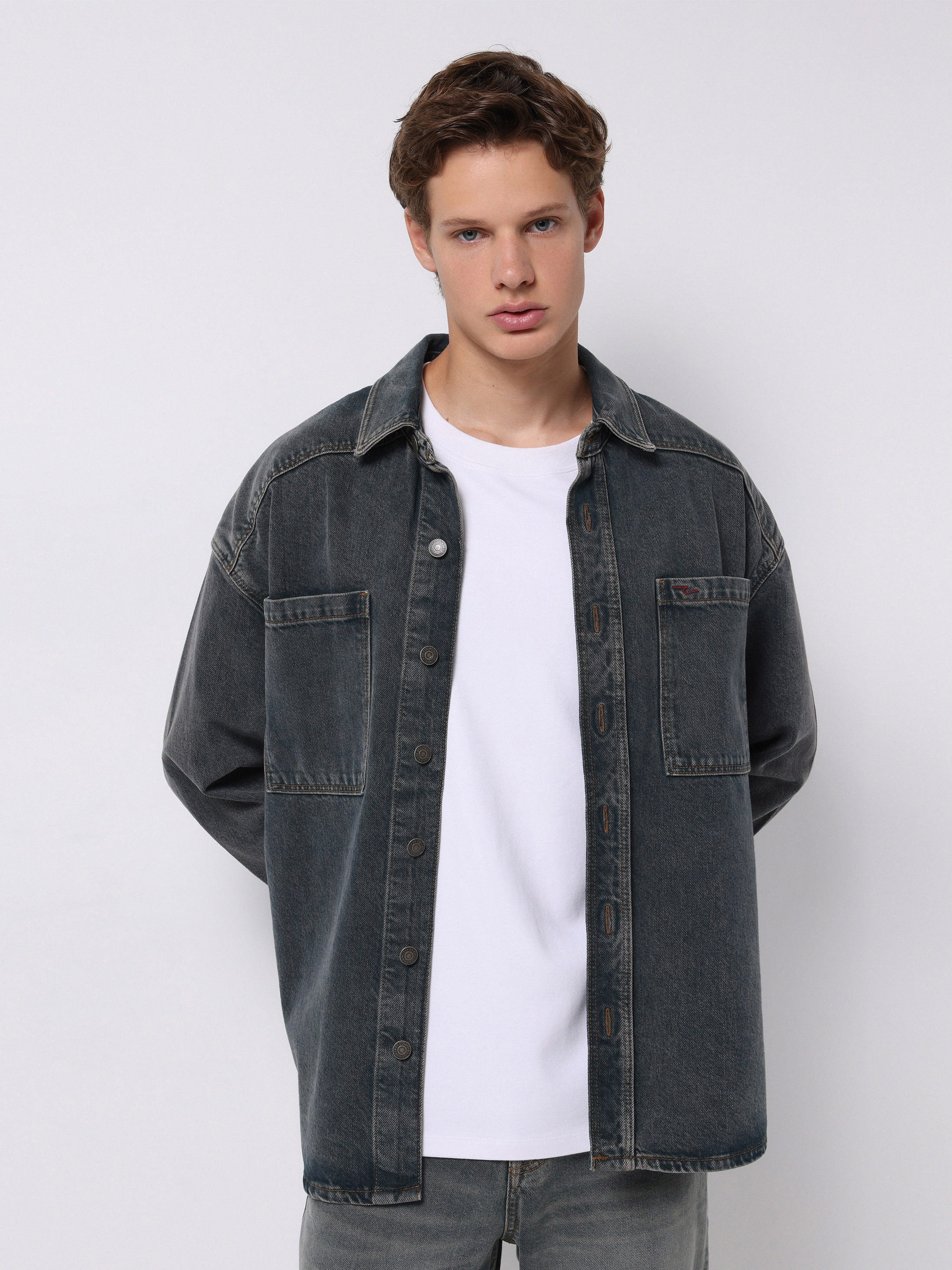 Чоловічі Сорочки Colin’s  (CL1076798_Q1.V1_DN44576) колір сірий, матеріал комбінований верх