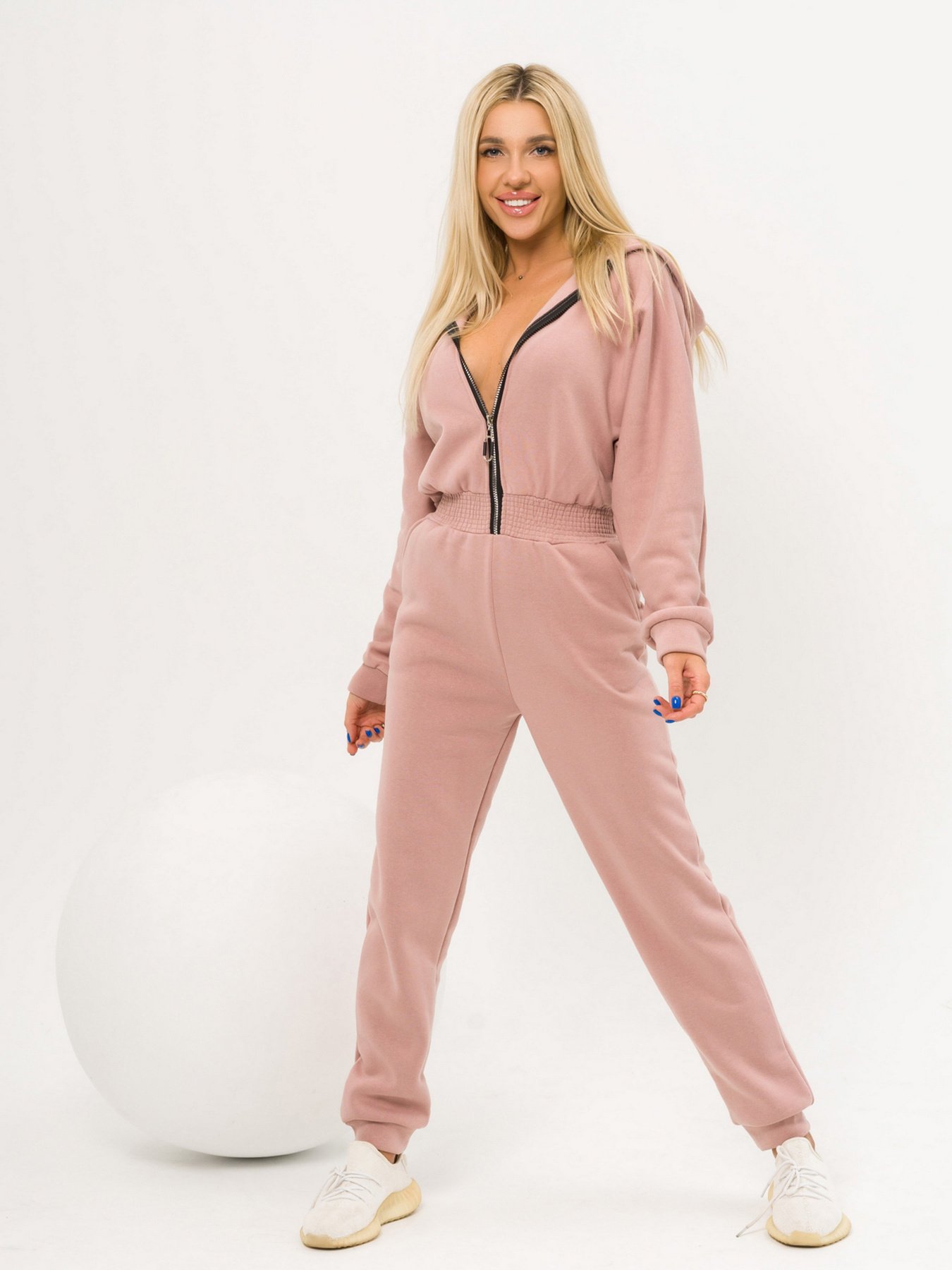 Комбінезон з утеплювачем ISSA Plus модель SA-313_pink Фото