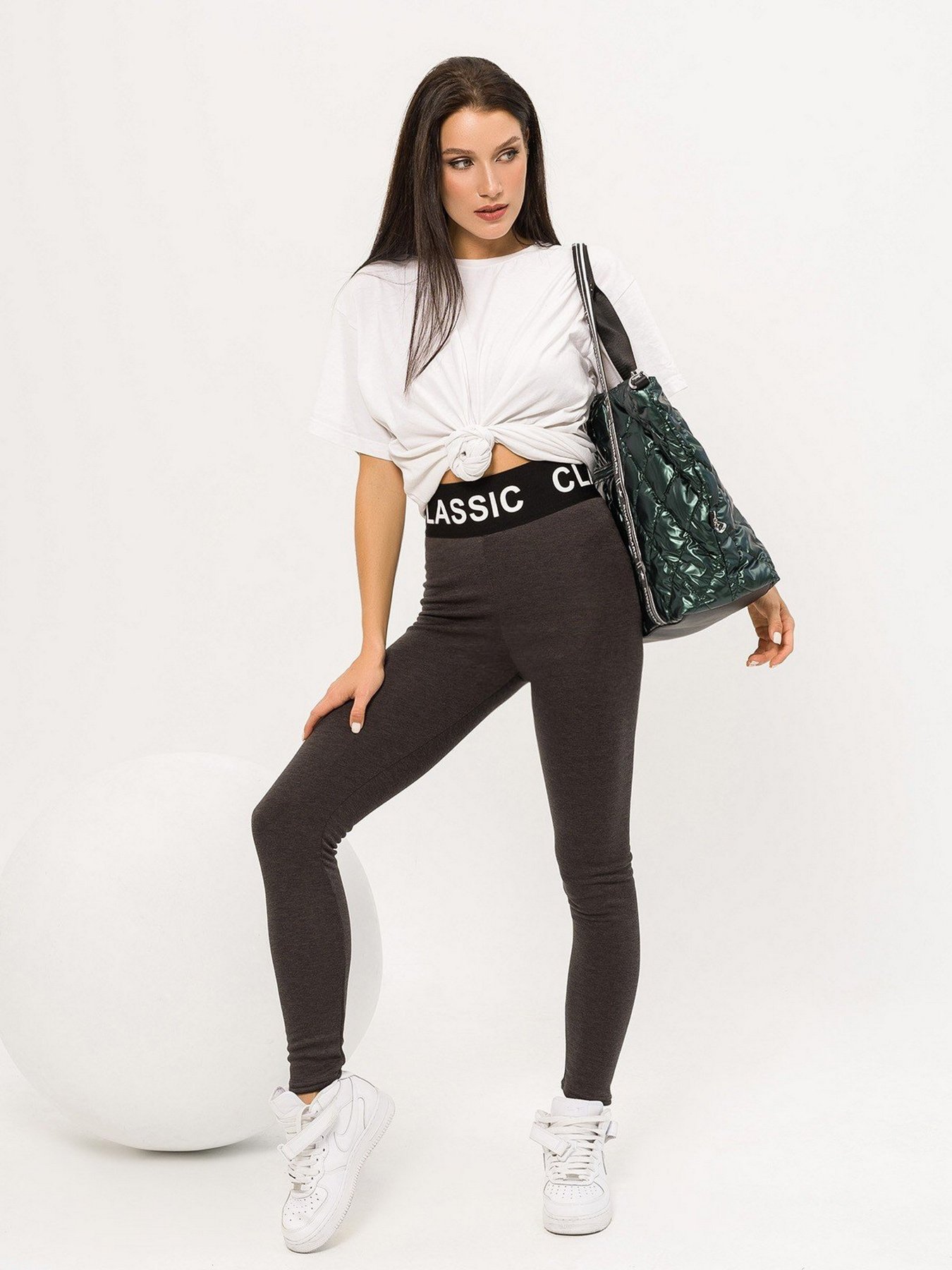 Леггинсы ISSA Plus модель 11117_darkgray Фото