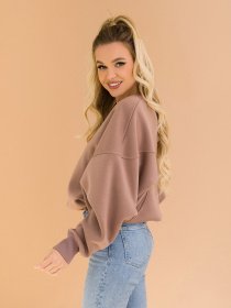 Свитшот ISSA Plus модель 12288_brown Фото