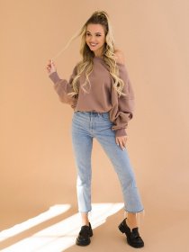 Свитшот ISSA Plus модель 12288_brown Фото