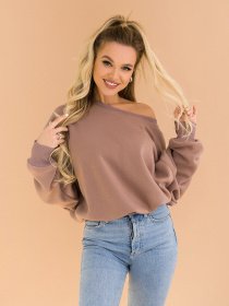 Свитшот ISSA Plus модель 12288_brown Фото