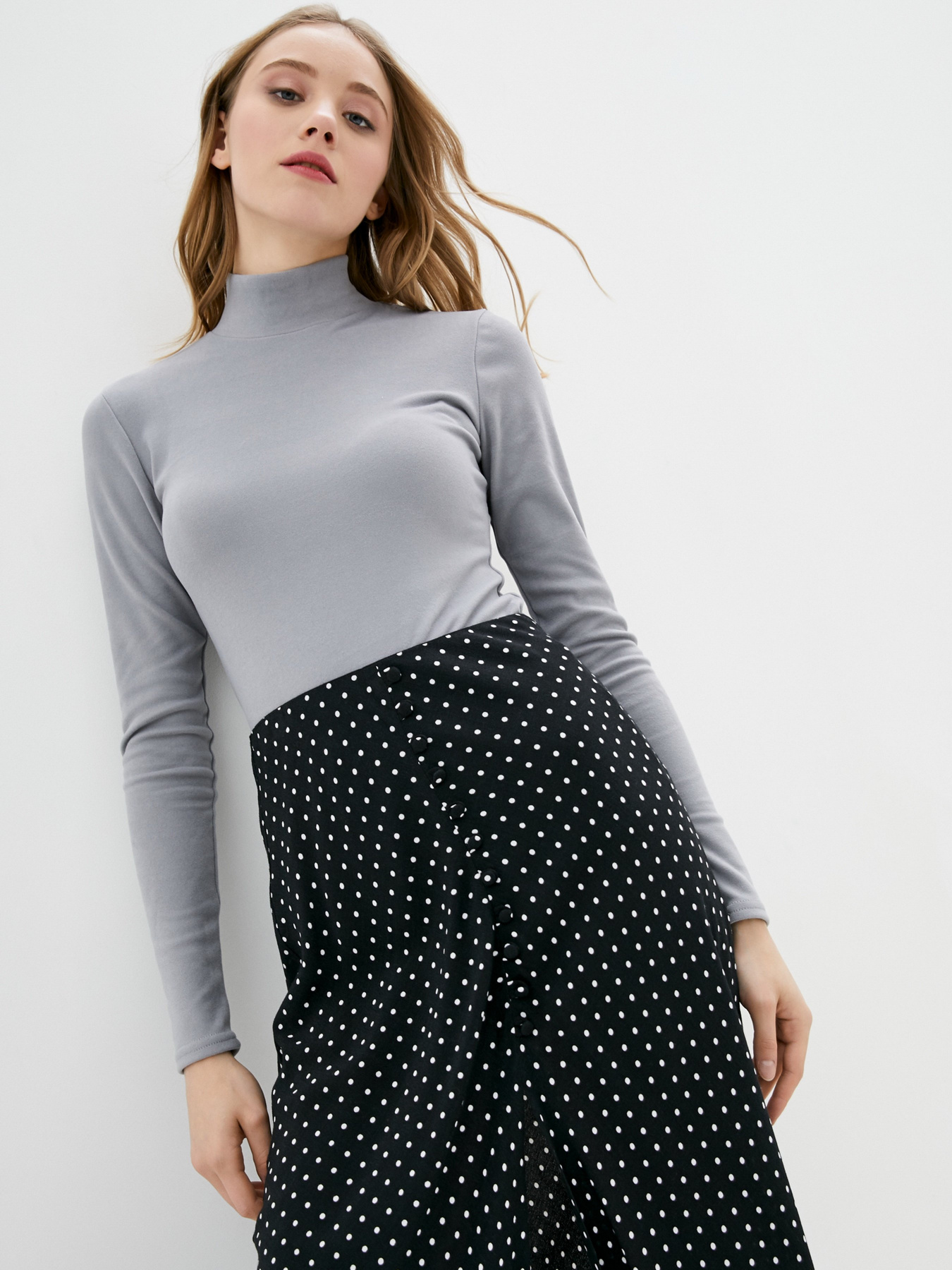 Водолазка ISSA Plus модель 12951_gray Водолазка ISSA Plus модель 12951_gray Фото