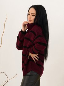 Свитер ISSA Plus модель WN20-191_violet Фото