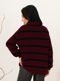 Свитер ISSA Plus модель WN20-191_violet Фото