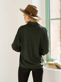 Светр ISSA Plus модель 12961_green Фото