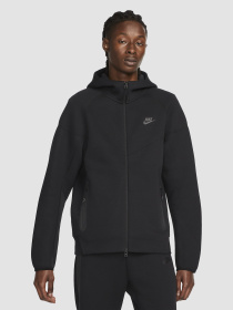 Кофта NIKE Sportswear Tech Fleece Windrunner Full-Zip Hoodie модель FB7921-010 Кофта NIKE Sportswear Tech Fleece Windrunner Full-Zip Hoodie модель FB7921-010 Фото