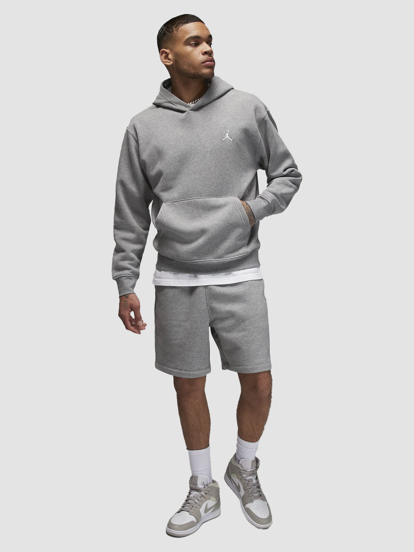 Худи Jordan Essentials Men's Fleece Sweatshirt модель FJ7774-091 Фото