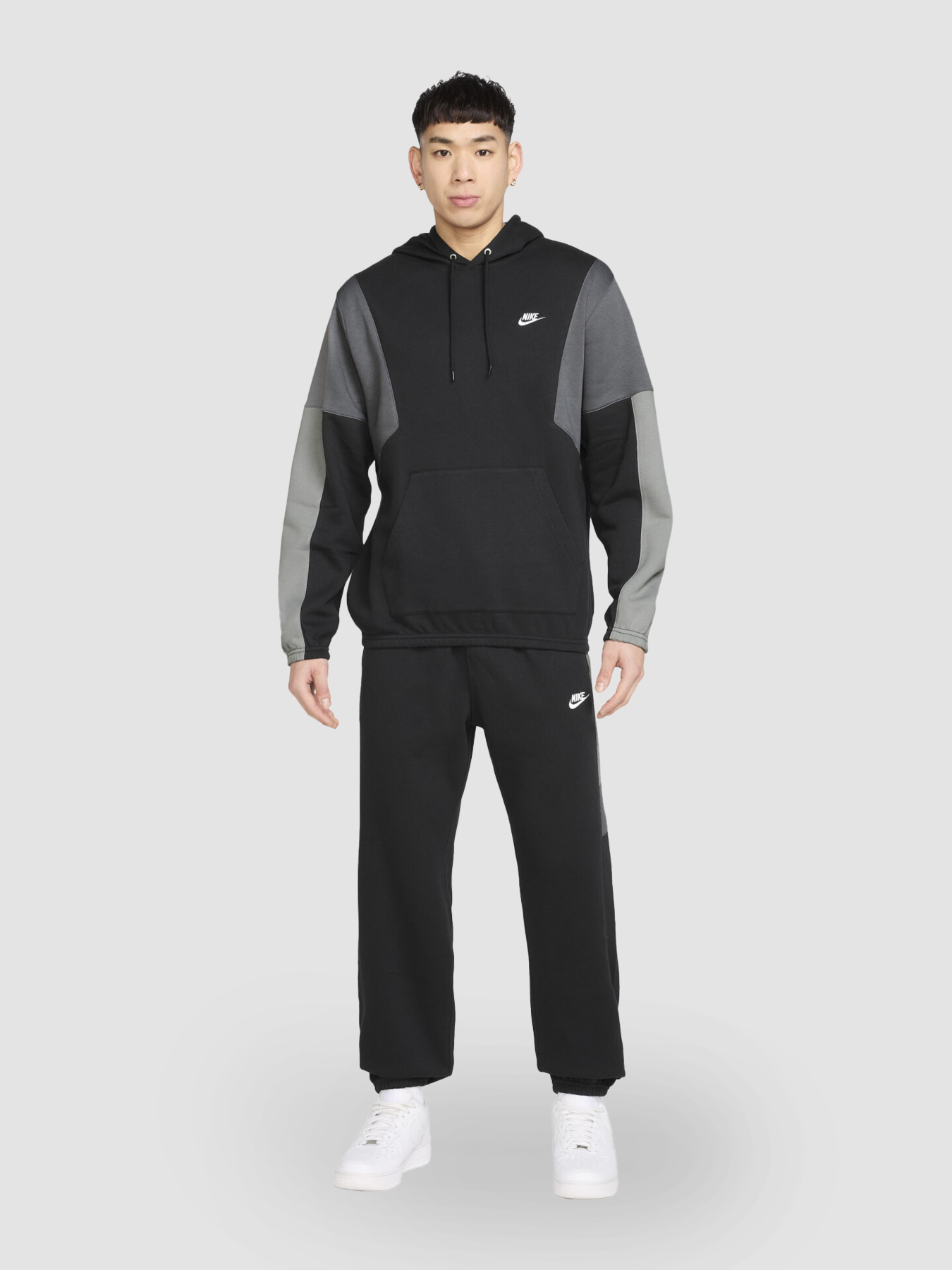 Спортивний костюм NIKE M NK CLUB FLEECE HDED TRACK GX модель HV1165-010 Фото