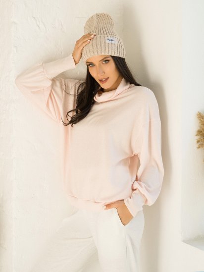 Светр ISSA Plus модель 12961_pink - фото