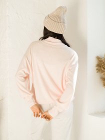 Светр ISSA Plus модель 12961_pink Фото