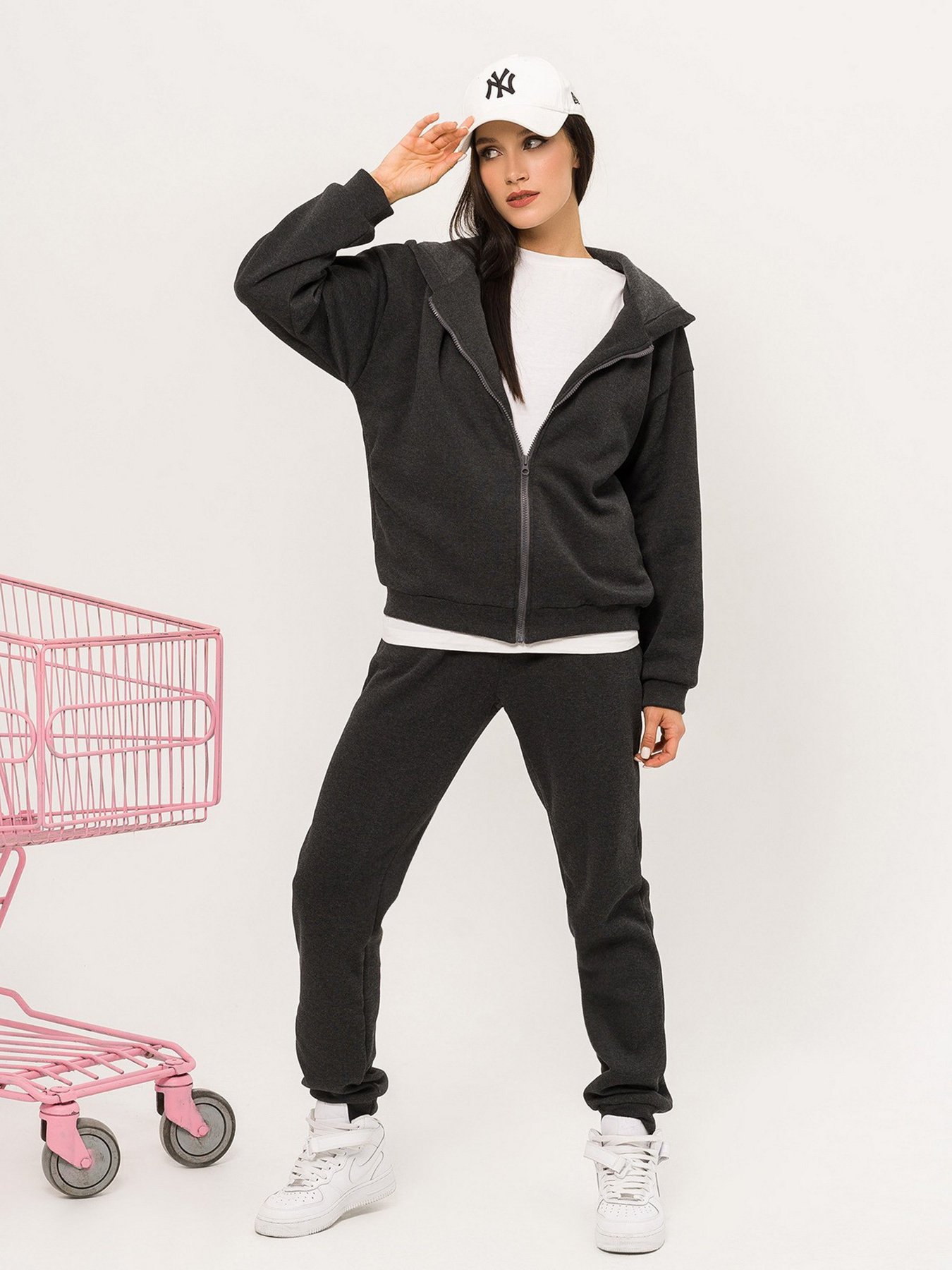 Спортивный костюм ISSA Plus модель 13063_darkgray Фото