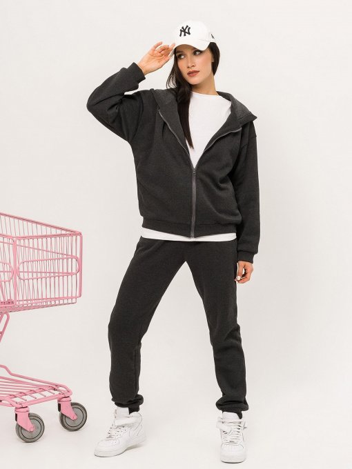 Спортивный костюм ISSA Plus модель 13063_darkgray Фото