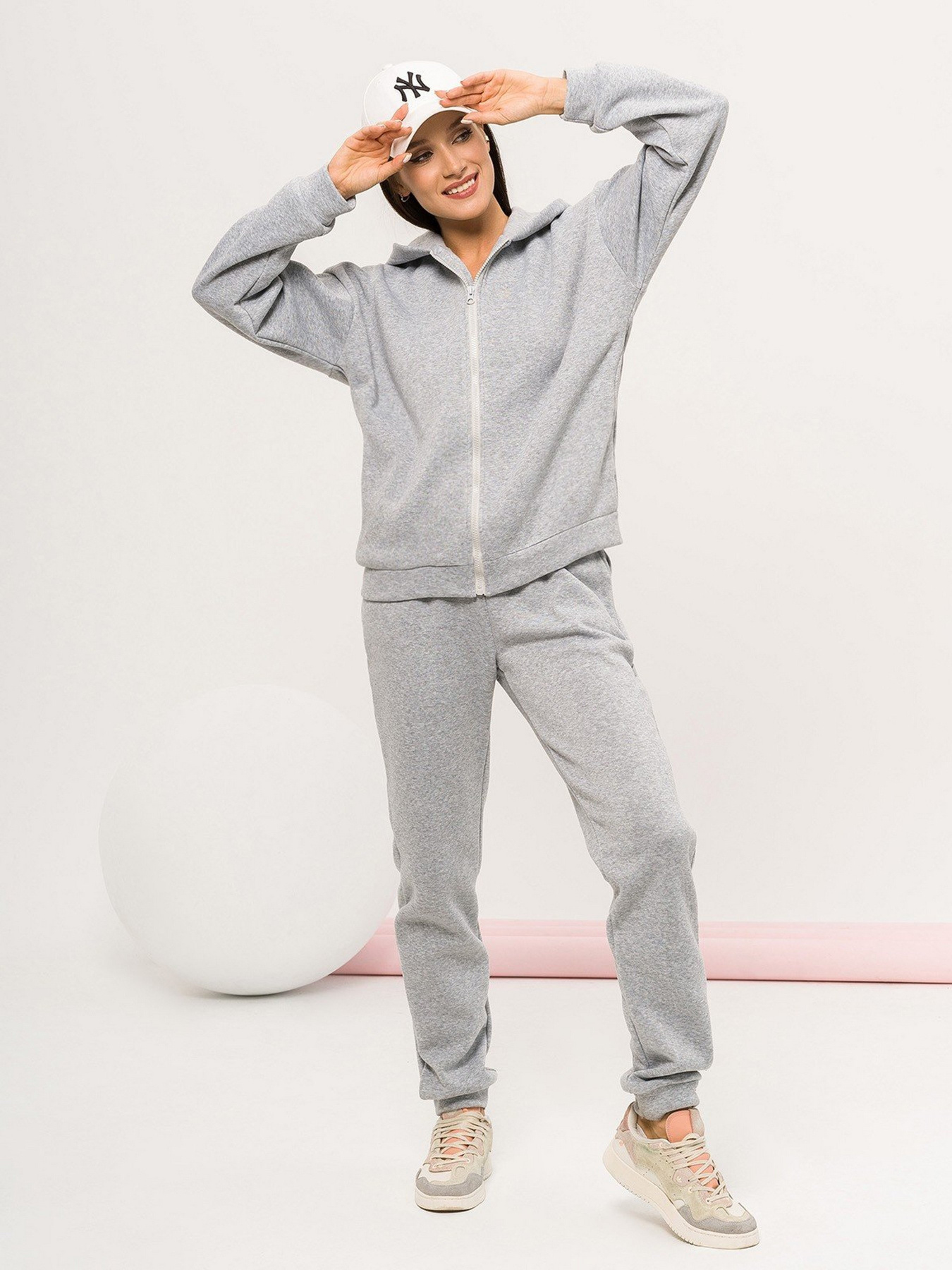 Спортивний костюм ISSA Plus модель 13063_lightgray Фото