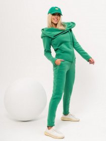 Повсякденний костюм ISSA Plus модель 12947_green Повсякденний костюм ISSA Plus модель 12947_green Фото