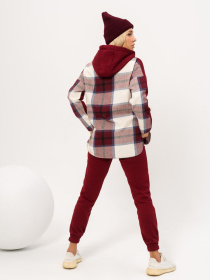 Спортивний костюм ISSA Plus модель SA-322_burgundy Фото