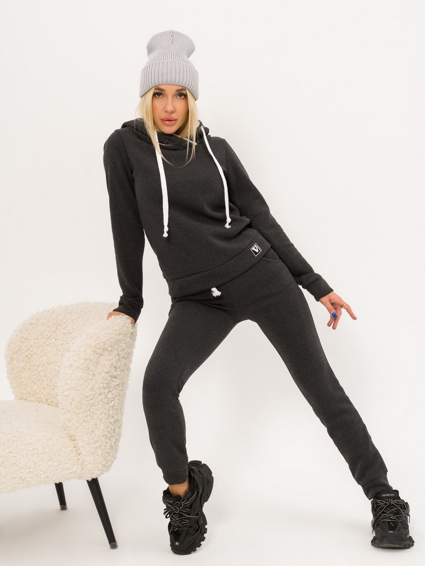 Спортивний костюм ISSA Plus модель SA-57_darkgray Фото