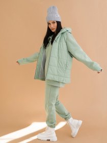 Повседневный костюм ISSA Plus модель 12966_mint Повседневный костюм ISSA Plus модель 12966_mint Фото