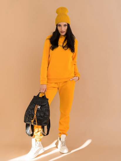 Спортивний костюм ISSA Plus модель 12965_mustard — фото - INTERTOP