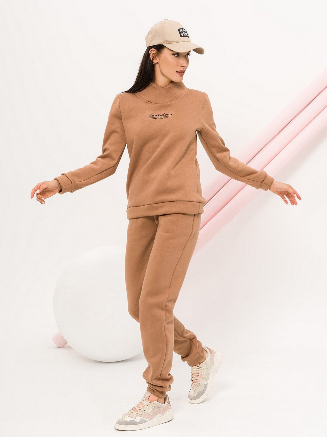 Костюм ISSA Plus модель 12965_beige Фото