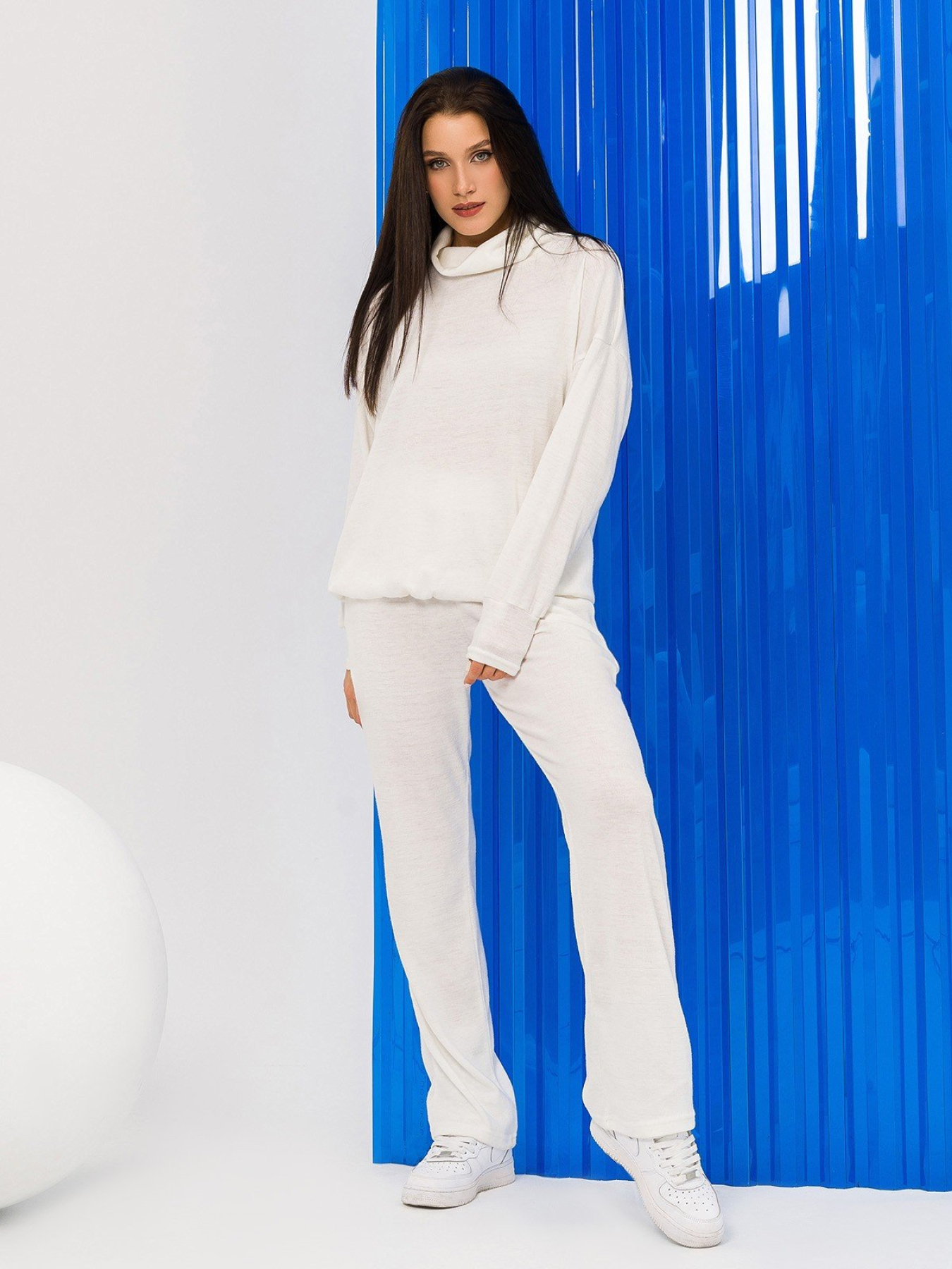 Спортивний костюм ISSA Plus модель 12109_milk Фото