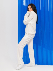 Спортивний костюм ISSA Plus модель 12109_milk Фото