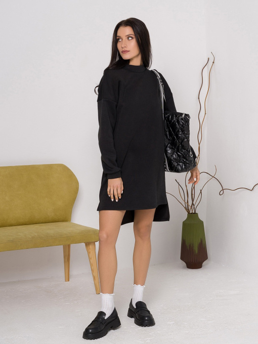 Платье мини ISSA Plus модель 12221_black Фото