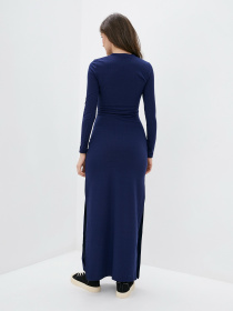 Платье макси ISSA Plus модель 12173_blue Платье макси ISSA Plus модель 12173_blue Фото