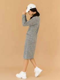 Сукня міді ISSA Plus модель 12962_gray Фото