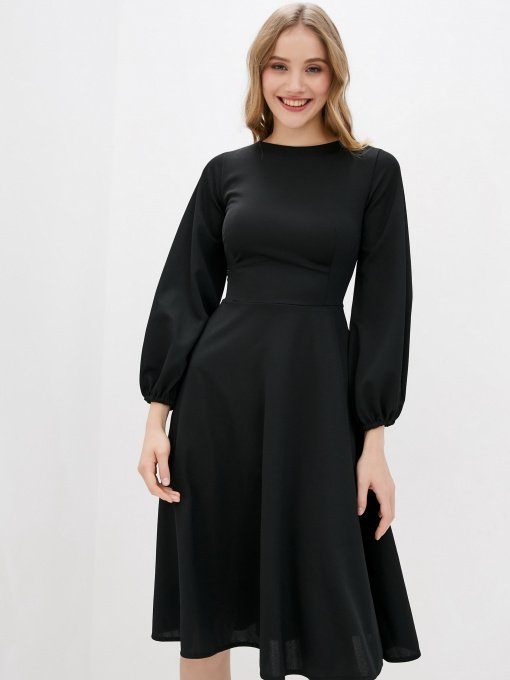 Платья ISSA Plus модель 12423_black Фото