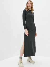 Платье макси ISSA Plus модель 12173_gray Платье макси ISSA Plus модель 12173_gray Фото