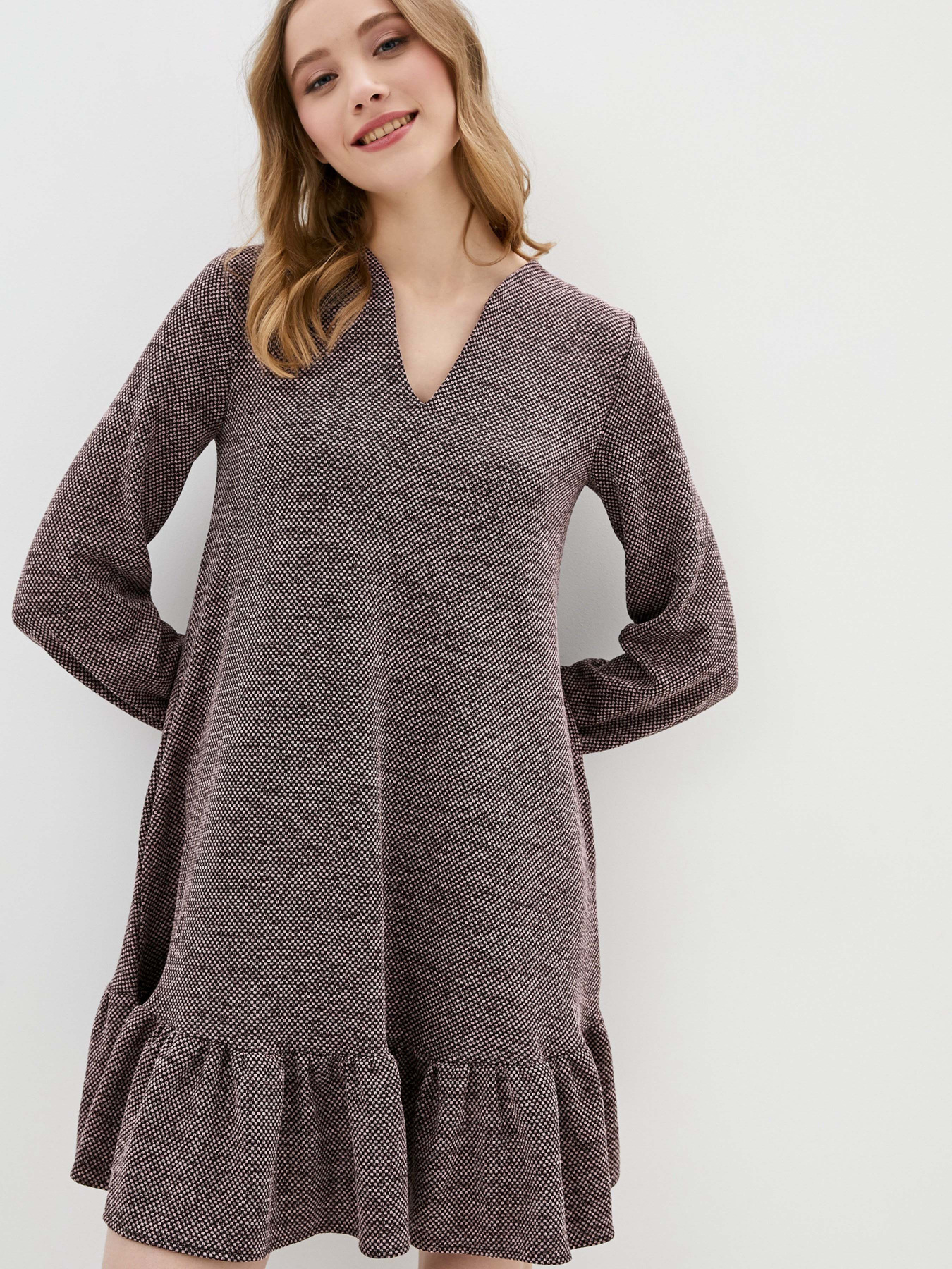 Сукня міні ISSA Plus модель 12950_pink Фото