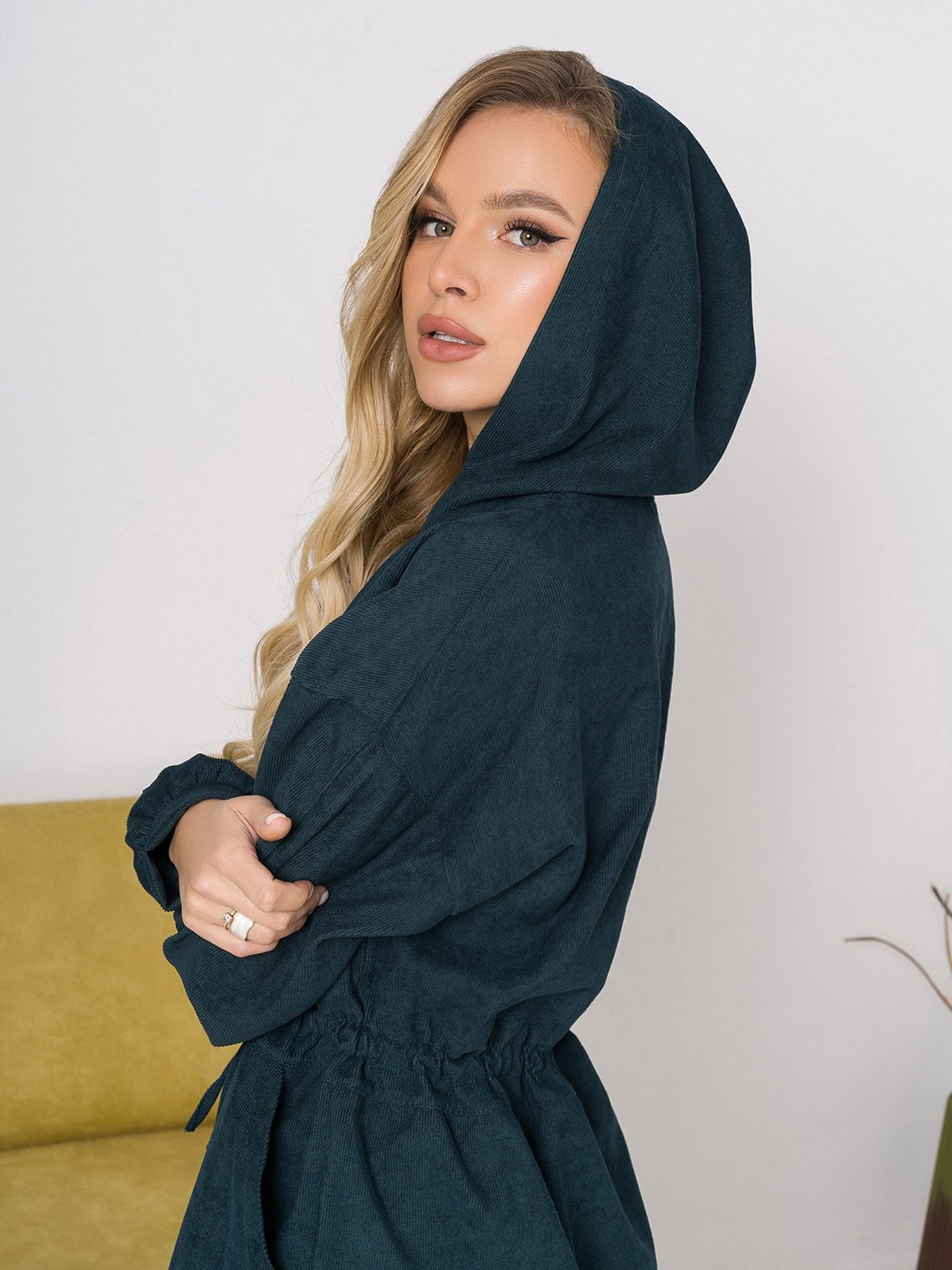 Сукня міні ISSA Plus модель 12958_green Фото