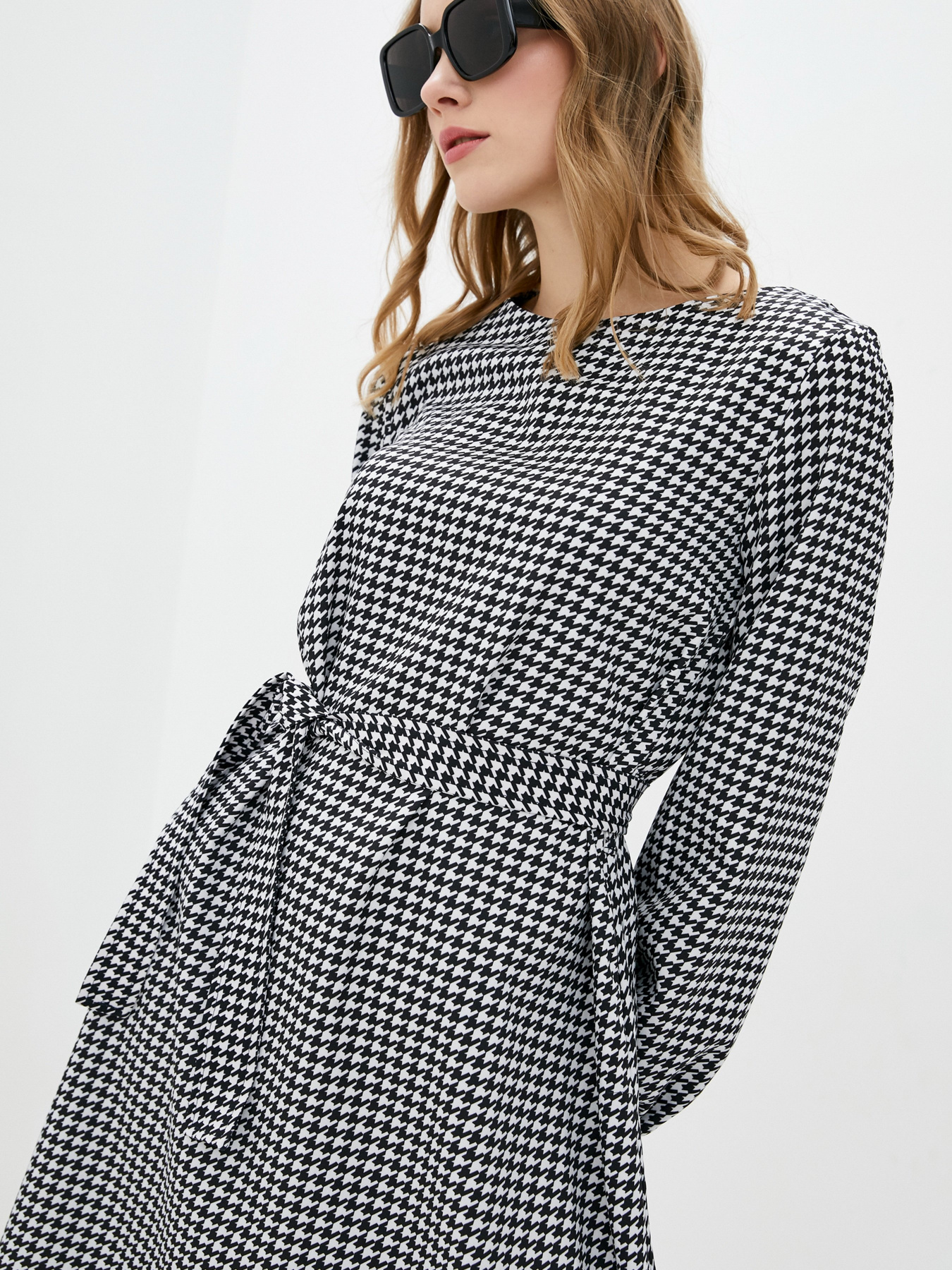 Сукня міді ISSA Plus модель 12956_blackwhite Фото