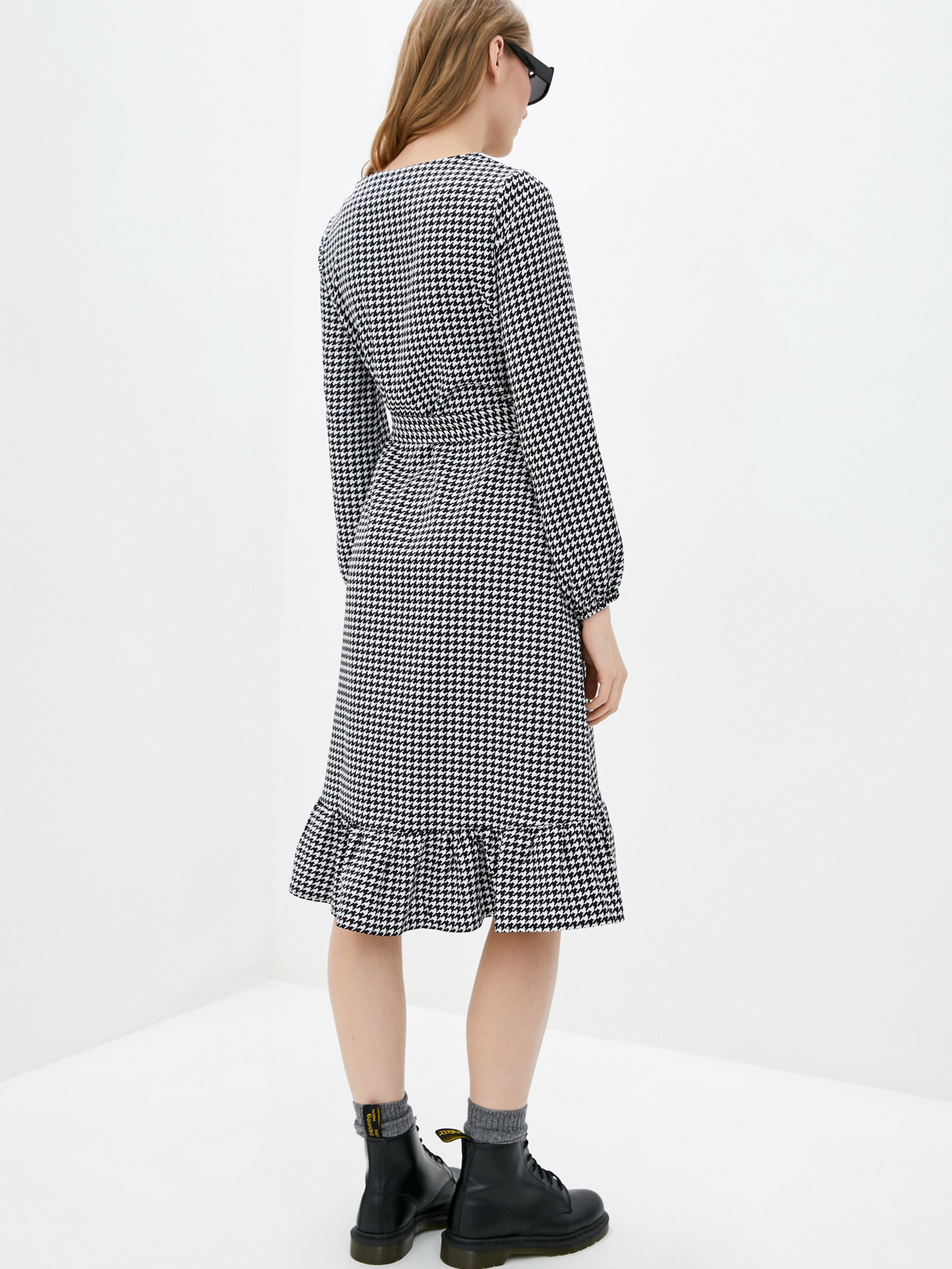 Платье миди ISSA Plus модель 12956_blackwhite Фото
