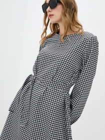 Платье миди ISSA Plus модель 12956_blackwhite Фото