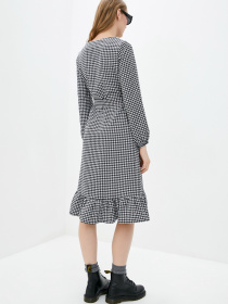 Платье миди ISSA Plus модель 12956_blackwhite Фото
