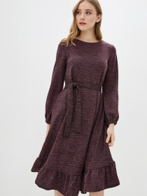 Сукні ISSA Plus модель 12957_burgundy Фото